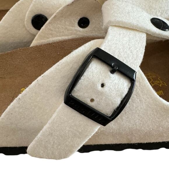 Birkenstock Papillio Slip On Felt Sandals Winter Christmas Size 35 US Size 4-4.5 - Picture 11 of 16